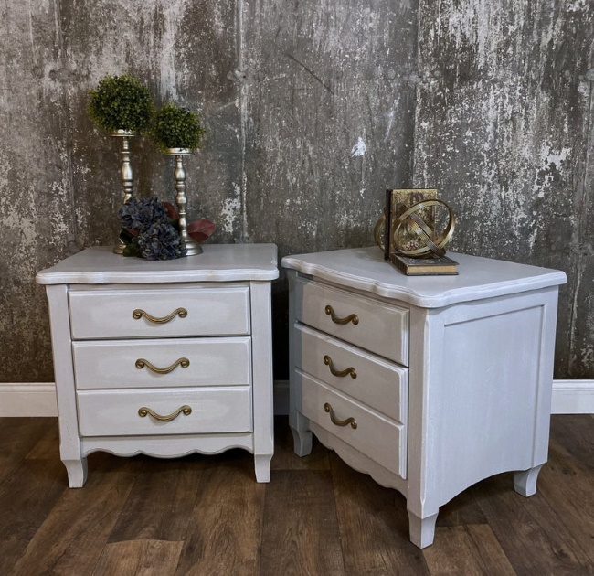 Painted Farmhouse matched nightstands