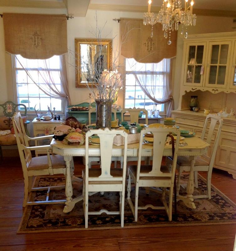 Painted Shabby Chic Cottage Dining Set