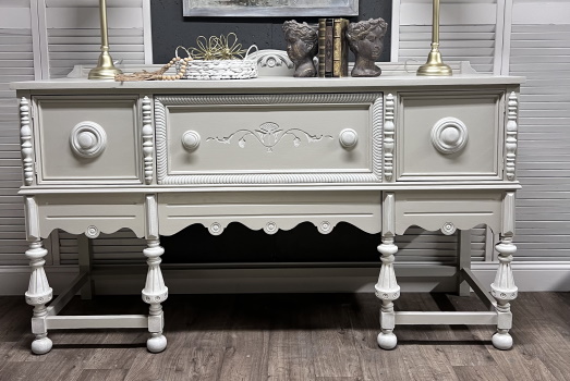 Jacobean sideboard painted coastal